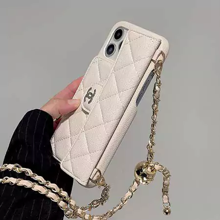 シャネル iphone17/17promaxケース チェーンストラップ
