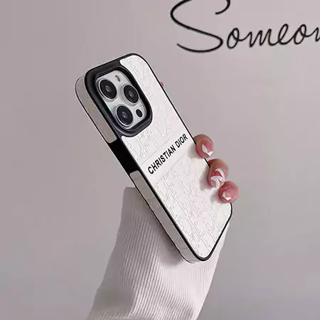 Dior iphone17/17promaxケース レザー 型押し