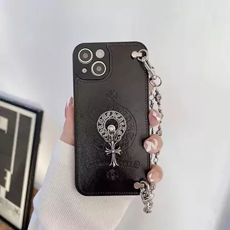 クロームハーツ iPhone17 Pro Max ケース  レザー