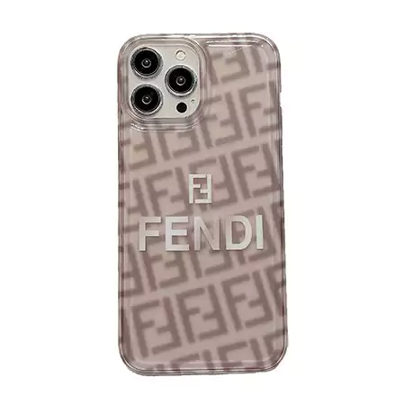 Fendi iPhone17 Pro 字母プリント ソフトケース
