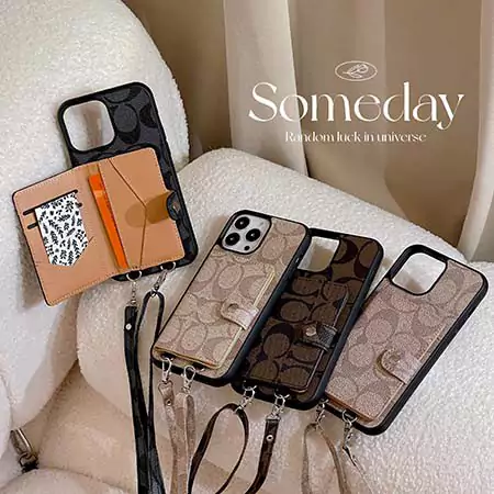 Coach アイフォン 17 17proカバー 皮製