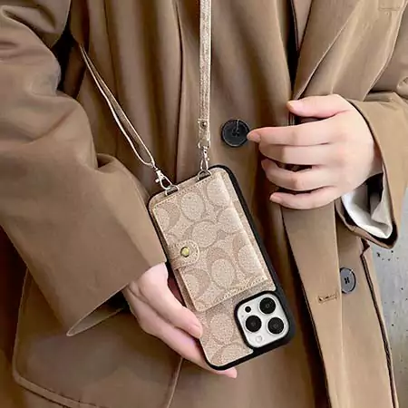 Coach アイフォン 17 17proカバー 皮製