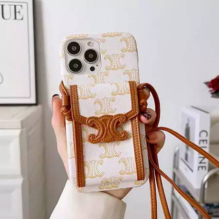 セリーヌ iPhone17 Pro レザー ケース