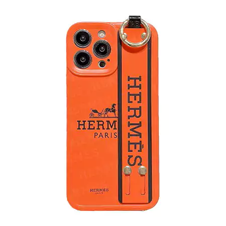 エルメス iPhone17 Pro ケース 持ち手ベルト付き