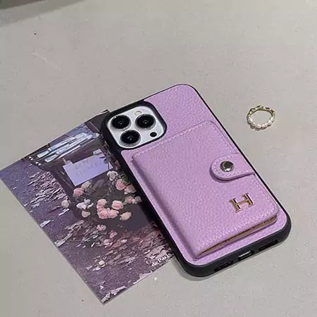 Hermès風 iPhone17 レザーケース