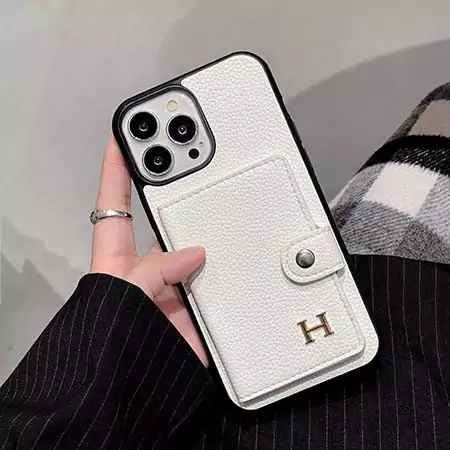 Hermès風 iPhone17 レザーケース