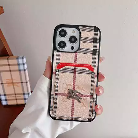 バーバリー iPhone17 チェック柄 布製 ケース