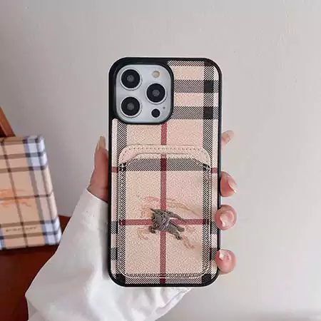 バーバリー iPhone17 チェック柄 布製 ケース
