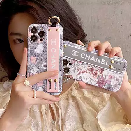 シャネル iPhone17 花柄ケース