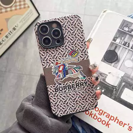 馬車ロゴ burberry スマホカバー