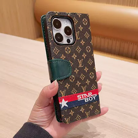 ルイヴィトン iPhone17 Pro Max 手帳型ケース 革