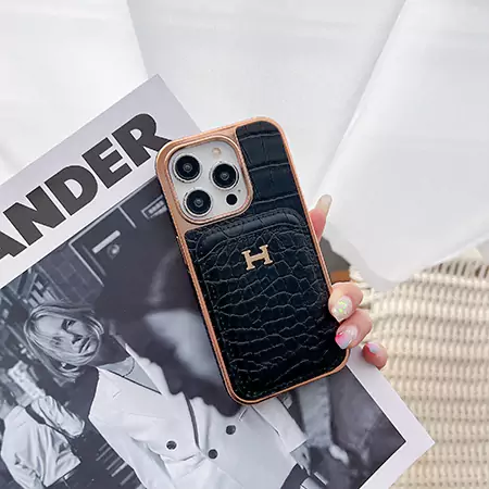 エルメス iPhone17 ケース クロコダイル 型押し