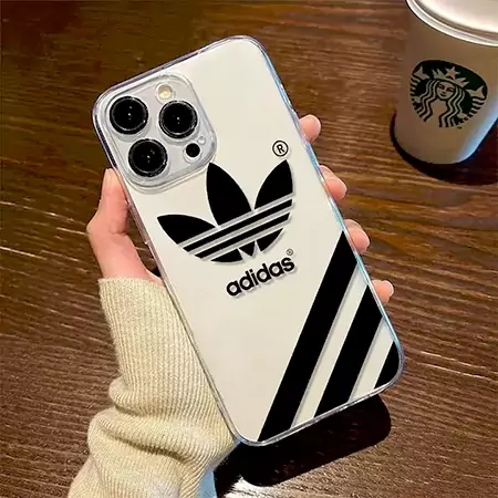 アディダス iPhone 透明 ケース