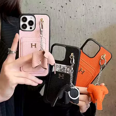 エルメス iphone 17proケース チャーム 付き