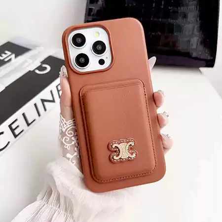 セリーヌ iPhone17 レザーケース