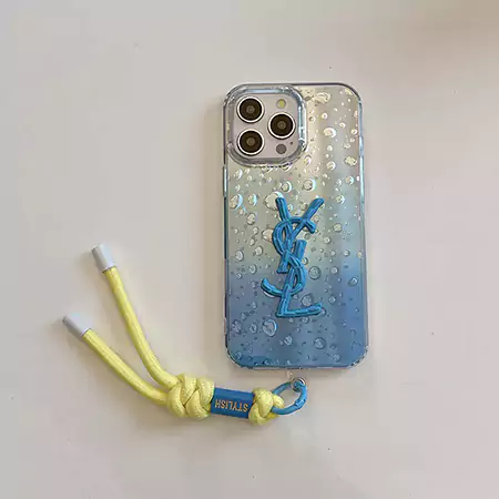 イヴサンローラン iphone17 ケース 水滴 グラデーション