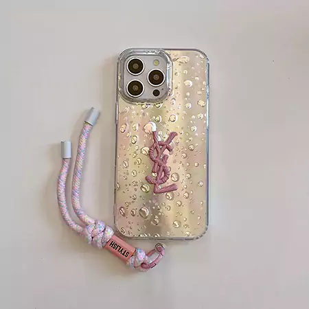 イヴサンローラン iphone17 ケース 水滴 グラデーション