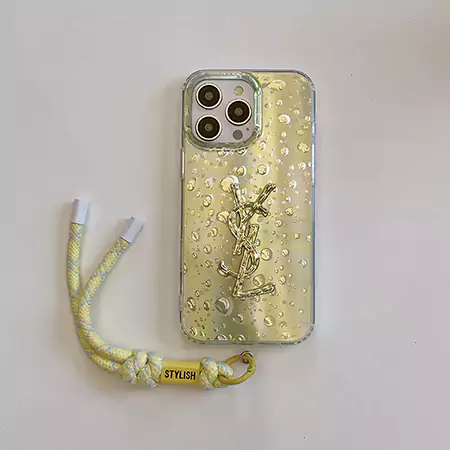 イヴサンローラン iphone17 ケース 水滴 グラデーション