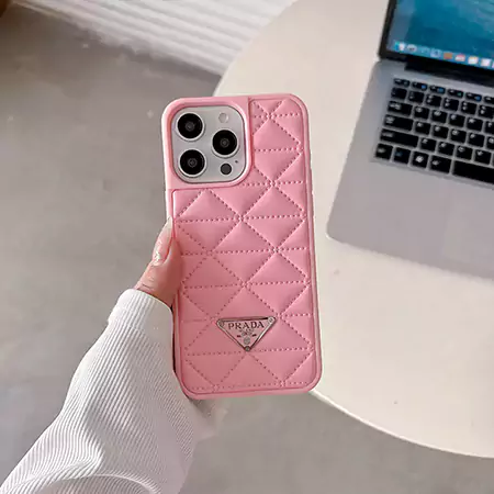 プラダ iPhone17ケース シープスキン 型押し