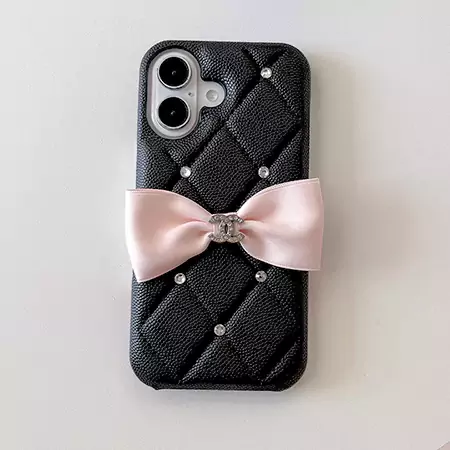 シャネル iPhone17 Pro キラキラ ラインストーン ケース