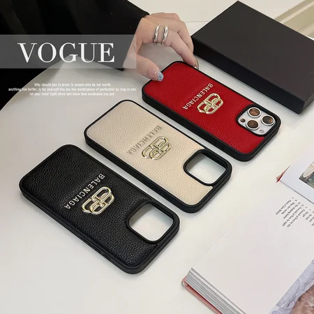 Balenciaga iPhone17Pro ケース 箔押し