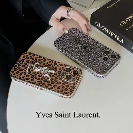 YSL iPhone17 Pro ヒョウ柄 ケース