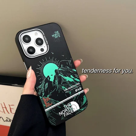 The North Face iPhone17 Proケース レザー調 耐衝撃