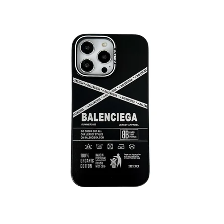 バレンシアガ風 iPhone17 Pro アクリルケース