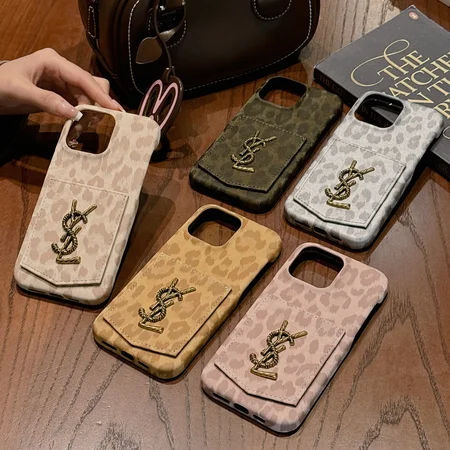 YSL ヒョウ柄 iPhone17 Pro ケース