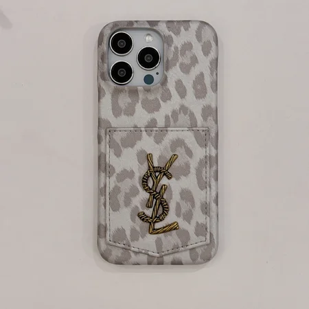 YSL ヒョウ柄 iPhone17 Pro ケース