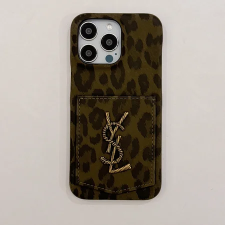 YSL ヒョウ柄 iPhone17 Pro ケース