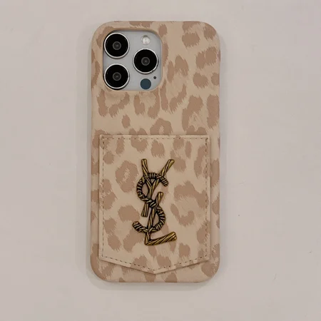 YSL ヒョウ柄 iPhone17 Pro ケース