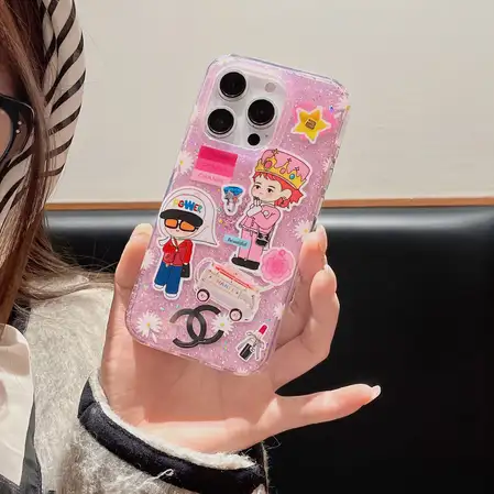 シャネル iPhone17 グリッター ケース