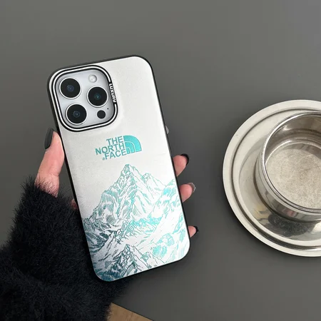 ザ・ノースフェイス iPhone17 ケース 雪山デザイン