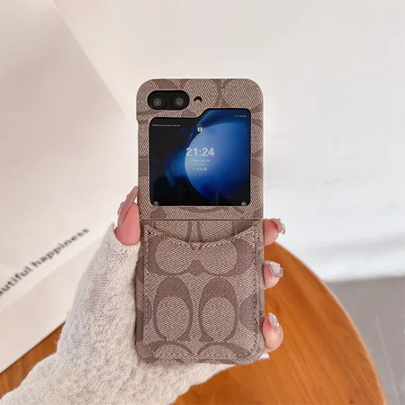 コーチ GalaxyZ Flip6/5/4 折りたたみ型 ケース