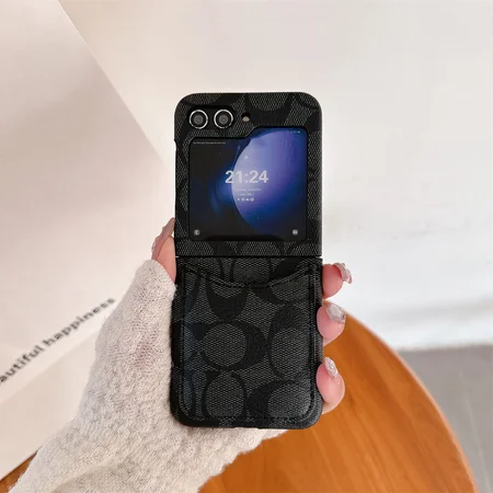 コーチ GalaxyZ Flip6/5/4 折りたたみ型 ケース