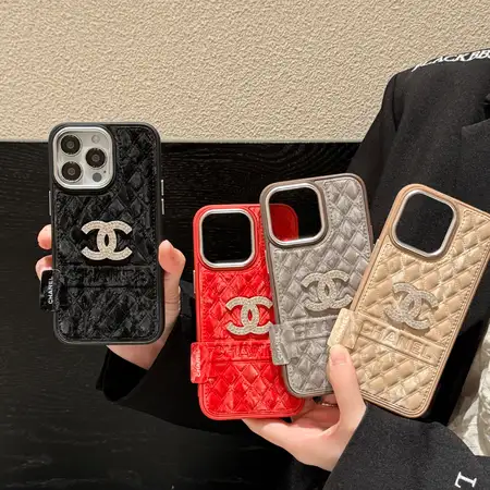シャネル iPhone17 高級レザーケース ベルベット