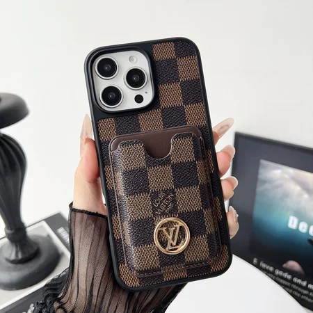 ルイヴィトン iPhone17 ダミエ レザー ケース