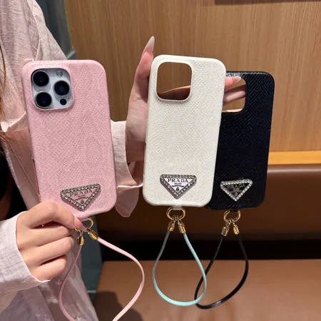 プラダ iPhone17pro ケース 本革 ワニ柄