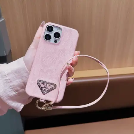 プラダ iPhone17pro ケース 本革 ワニ柄