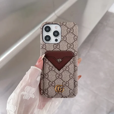 グッチアイフォン 17スマホケース カード入れ付き