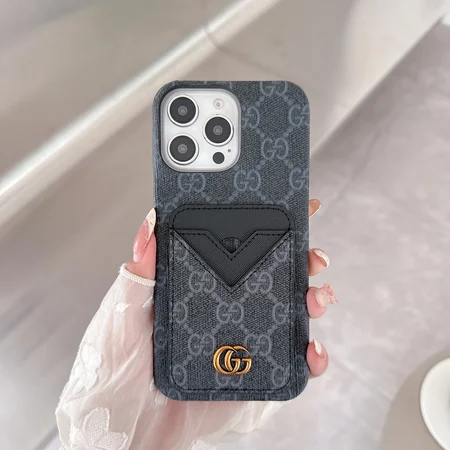 グッチアイフォン 17スマホケース カード入れ付き