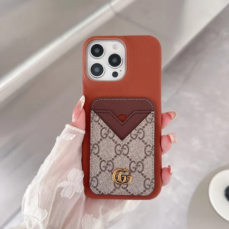 グッチアイフォン 17スマホケース カード入れ付き