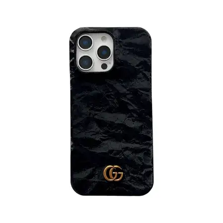 iPhone 17 Pro Max ケース レザー シルクパイル GUCCI