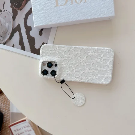 ディオール iPhone17 ケース 型押し レザー