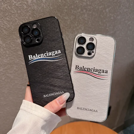 バレンシアガ  iPhone17 ケース メッキ加工