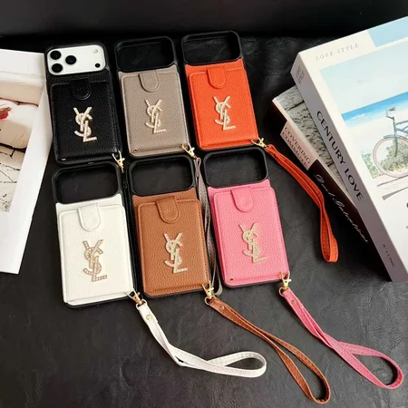 イヴサンローラン  サフィアーノ レザー iPhone17ケース