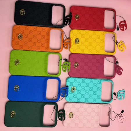 グッチ カラフル レザー 型押 iPhone17 ケース