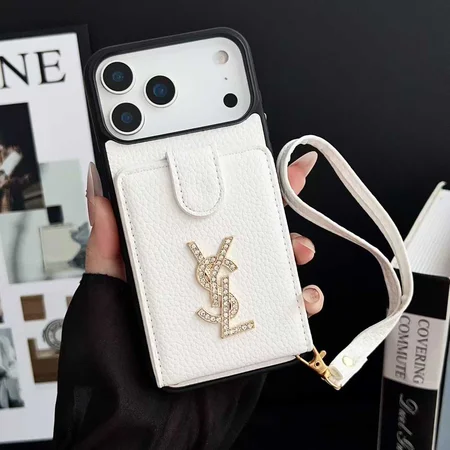 イヴサンローラン  サフィアーノ レザー iPhone17ケース