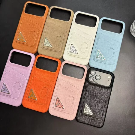 プラダ  耐衝撃 カード収納 iphone17pro ケース 軽量